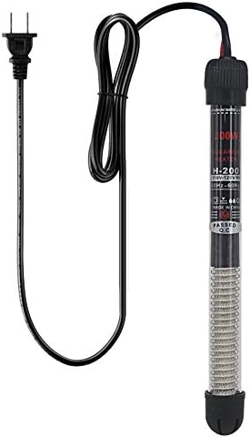 Mylivell Aquarium Heater 200W Submersible Fish Tank Water Heater Auto Thermostat Fish Tank Heater, Small Aquarium Heater for 10-100 Gallon Fish Tank