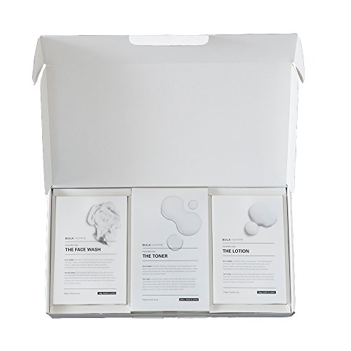 BULK HOMME THE FACE WASH, TONER, LOTION set for Men Made in Japan