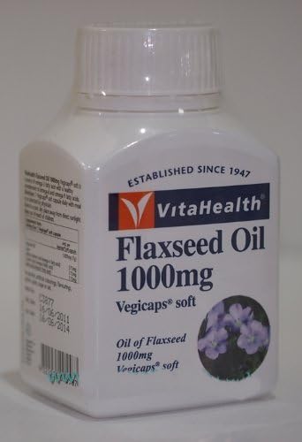 VitaHealth Flaxseed Oil 1000 mg 60 Capsules.(Honest Succeed)