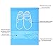 Mikicat Portable Travel Shoe Bags Dust-Proof Drawstring with Window Design Water-Resistant Shoe Storage Bags (Drawstring)