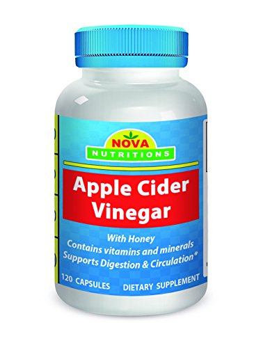 Nova Nutritions Apple Cider Vinegar Pills 500 mg 120 Capsules