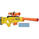 NERF Fortnite BASR-L Bolt Action, Clip Fed Blaster -- Includes Removable Scope, 6-Dart Clip and 12 Official Elite Darts