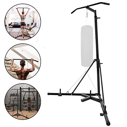 BotaBay Folding Heavy Bag Stand Boxing Stand with Pull Up Bar Portable