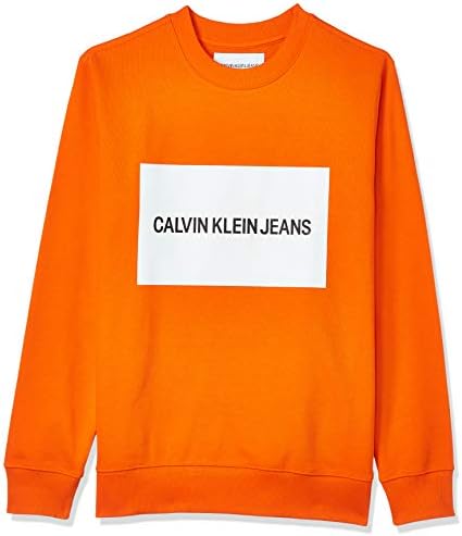 calvin klein sweater orange