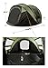 FiveJoy Instant Popup Camping Tent (2-3 Person) - NO Assembly Required - Easy Setup in Seconds - Great for Fair Weather Camping, Families, Festivals