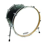 Evans EQ3 Resonant Smooth White Bass Drum Head, No Port, 16 Inch