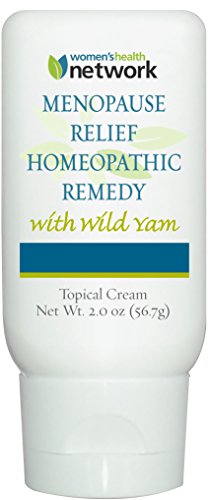 Menopause Relief Homeopathic Remedy with Wild Yam by Women's Health Network - A Unique Blend of 8 Homeopathic Ingredients for Menopause Relief in a Light, Easy to Apply Cream