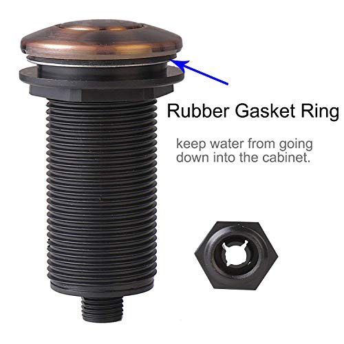image for Garbage Disposal Air Switch Button, KEBE Sink Garbage Disposal Parts A