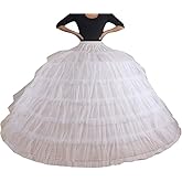 YUAKOU Women's Tulle Petticoat Crinoline Half Slip Underskirt for Bridal Dress