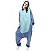 VU ROUL Blue Stitch Onesie Costume for Women Men Adult Halloween Christmas Party Pajamas Sleepwear Small