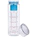LA Organics Fruit Infuser Water Bottle 24 oz BPA Free Tritan Leak Proof Sport Water Bottle - Free Fruit Infusion Recipe Ebook Gift Included (Blue)