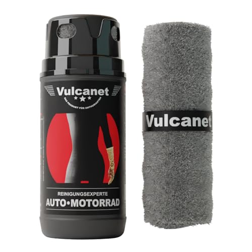 VULCANET Auto & Motorrad Reinigungsset für Experten, 80 Reinigungstücher + Inklusive Mikrofaser & Detailing Bürste – Reinigt, Poliert, Schützt – All-in-One Reiniger Karosserie, Felgen, Innenraum thumbnail 1