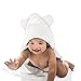 LuxeRR Hooded Baby Towel and Washcloth Bath Set - 100% Natural Organic Bamboo - Extra Soft - Large Sized for Newborn to Toddler