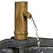 Best Choice Products 16in Indoor/Outdoor Polyresin Bamboo Spout Water Fountain Garden Decor w/Pump - Gray