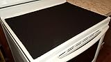Penny's Needful Things Quilted Cover & Protector for Glass/Ceramic Stove Top (Black)