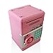 Safe Coin Bank for Kids - Authentic ATM Money Saver Keeps Cash, Toys, and Jewelry Inside Safe Inside - Auto Insert Bills and Electronic Password - Cool Piggy Bank Makes A Great Birthday Gift