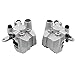 Pack of 2 Front Right & Left Brake Caliper w/Pads for Yamaha Grizzly Banshee 350 Bear Tracker Bear 250 400 Blaster 200 ATV
