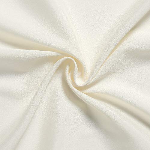 Fanqisi 3 Yard Ivory Romantic Tulle Table Skirt Wedding Event Party Anniversary Shower Bridal Reception Decor Cake Sweetheart Table Ballerina Birthday Decorations