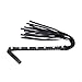 MAYS MSsmart (TM) Soft Faux Leather Floggers and Whips for Stage Property Kit (Rivet)