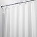 iDesign Solid Fabric Bathroom Shower Curtain - 72