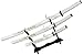 Isaazon 3 Pc Japanese Samurai Katana Sword Set Ninja Dragon w/Stand White