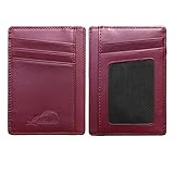 Lethnic Slim Wallet RFID Front Pocket Minimalist