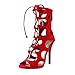 Breckelles Womens Roma-61 Strappy Heels Sandals