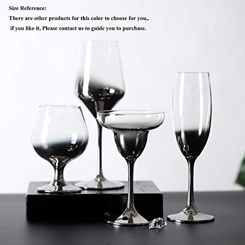 image for HOMQUEN Crystal Margarita Party Glass 6-Ounce, 6.2