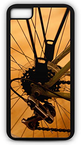 iPhone 6 Plus 6+ Case Bicycle Circuit Rear Derailleur Gears Course Chain Customizable by TYD Designs in Black Plastic - Thumbnail 3