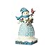 Enesco Jim Shore Heartwood Creek Winter Wonderland Snowman with Cardinal, 8.2