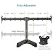 Dual Monitor Stand - Adjustable Premium Monitor Desk Mount with Swivel & Tilt and 2 Adjustable Arms, Each Arm Holds 22lbs, for 13-27 Inch LCD Screens, Grommet Hold Mounting by HUANUO