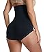 SURE YOU LIKE Women Butt Lifter Shapewear Hi-Waist Tummy Control Panties Slimmer Waist Body Shaper Black, Medium/Large(Waist 22