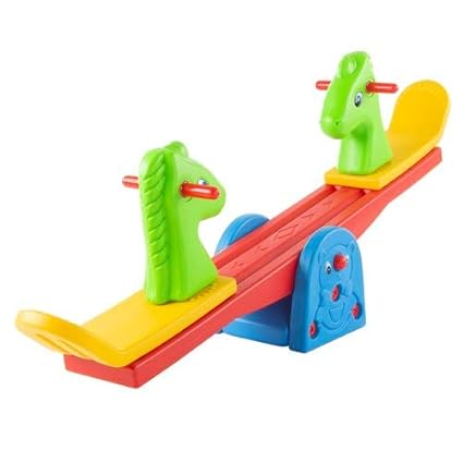  Cosmos Estore Multicolored Plastic Seesaw Animal