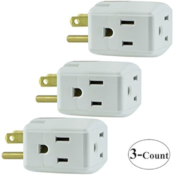 swivel electrical power adapter n outlet Swivel Adapters Power Socket  Pack ROTATOR  Adaptor,   2 Amazon.com GR7100 Plug