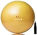Wacces Fitness and Exercise Ball (Yellow, 65 cm)