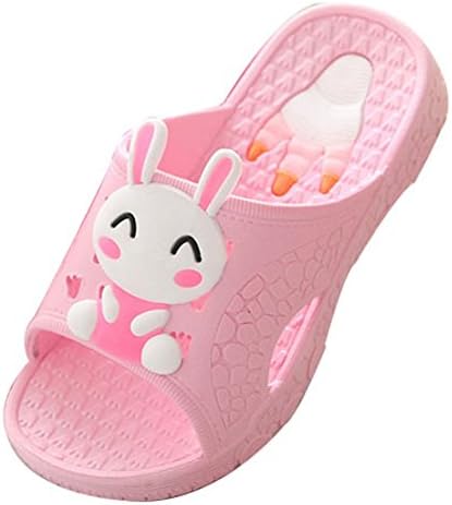 Blubi Toddler Little Kid Bunny Lightweight Shower and Poolside Sandal Beach Sandal