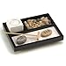 Zingz & Thingz Home Decorative Wooden Zen Garden Kit, Tabletop, 7x6.25x2.25
