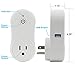 WIFI Smart Plug Outlet, Cxy Wifi Smart Phone Wireless Remote Control Timer Switch Turn on/off Electronics Remote Control Switch Via Android 3.0 / iOS 6.1 above App for Household Appliances
