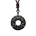AmorWing Pixiu Gemstone Pendant Amulet Necklace