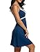 HOTOUCH Women Lace Sleepwear Dress Nightgown Chemise Full Silp Nightwear Peacock Blue M