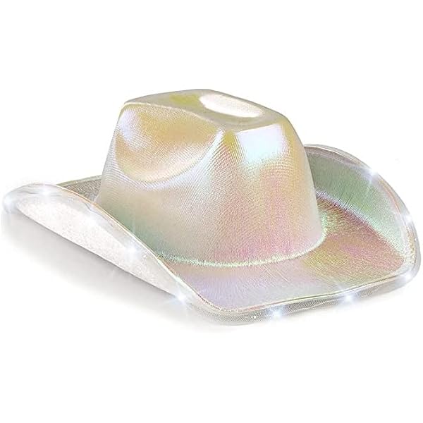 Amazon.com: LEEMASING Unisex Cowboy Hat Light Up Flashing 