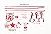 Ita Bag Chain Ita Bag Accessories DIY Accessories Ita Bag Decoration Pins, Cosplay, Comic Con RED