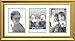 Timeless Frames 10x20 Inch Fits Three 5x7 Inch Photos Lauren Collage Frame, Gold