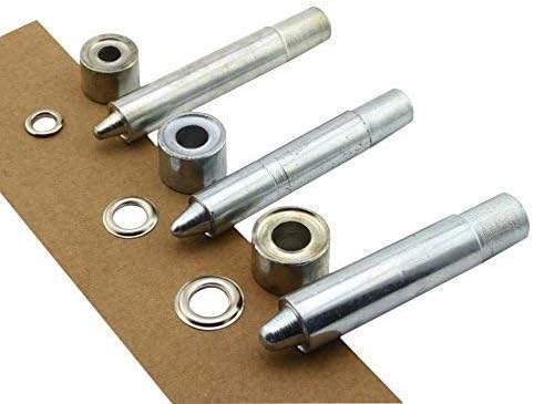 Zeagro 12mm Eyelets Grommets Setting Fixing Punch Tool Kit Only – Set of 3, Base, Punch, and Hollow Hole Punch for Leathercrafts, Jeans, Vinyl Banners, Scrapbooking and Arts & Craft Projects