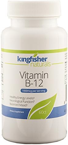 KingFisher Naturals Vitamin B12, 1000mcg, 60 Capsules