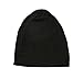 JOLLYCHIC Women's Loose Brief Rib Knit Dome Hat Beanie Black