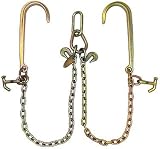BA Products LP11-8H, Low Profile V Chain, G70, 16" J, Hammerhead Hook (Combination T Hook and Mini J Hook), New Technology!