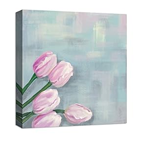 NWT Canvas Wall Art Beautiful Tulip Flowers Painting...