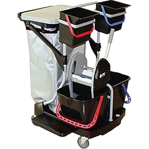 Diversey D7524195 Enviro Trolley reinigingswagen, voor de traditionele natte reiniging, gemaakt van 75 procent…