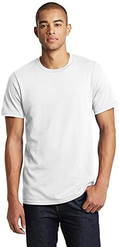 District Young Mens Bouncer T-Shirt, White, Medium